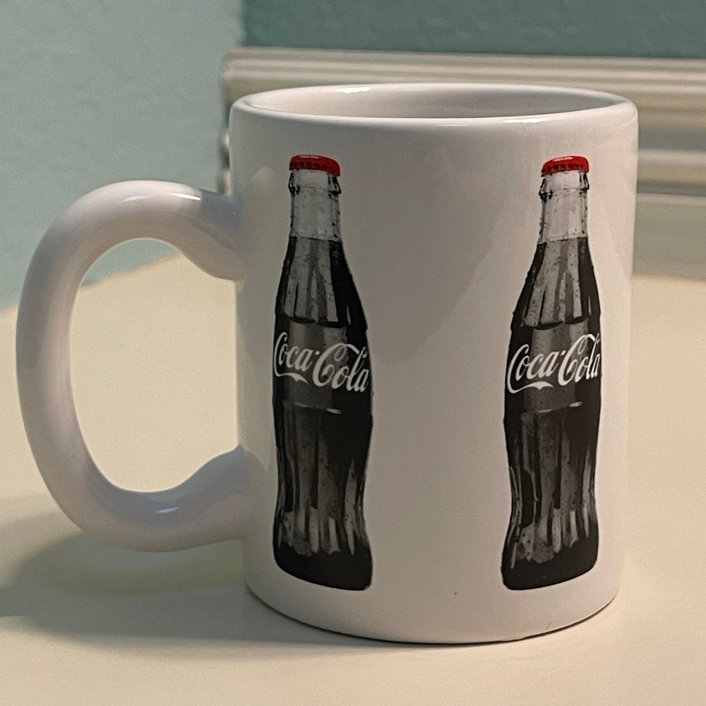 Vintage Coca Cola Coke Bottle Ceramic Mug